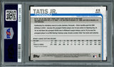 Fernando Tatis Jr. Autographed 2019 Topps Rookie Card #410 San Diego Padres PSA 9 Auto Grade Mint 9 PSA/DNA #62841369