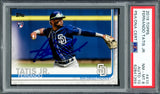 Fernando Tatis Jr. Autographed 2019 Topps Rookie Card #410 San Diego Padres PSA 8 Auto Grade Gem Mint 10 PSA/DNA Stock #208604
