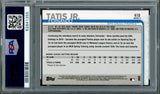 Fernando Tatis Jr. Autographed 2019 Topps Rookie Card #410 San Diego Padres PSA 8 Auto Grade Gem Mint 10 PSA/DNA Stock #208604