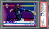 Fernando Tatis Jr. Autographed 2019 Topps Chrome Pink Refractor Rookie Card #203 San Diego Padres PSA 10 Auto Grade Mint 9 PSA/DNA #62841167