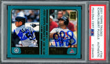 Albert Pujols & Ichiro Suzuki Autographed 2001 Topps Traded Rookie Card #T99 PSA/DNA #61264409