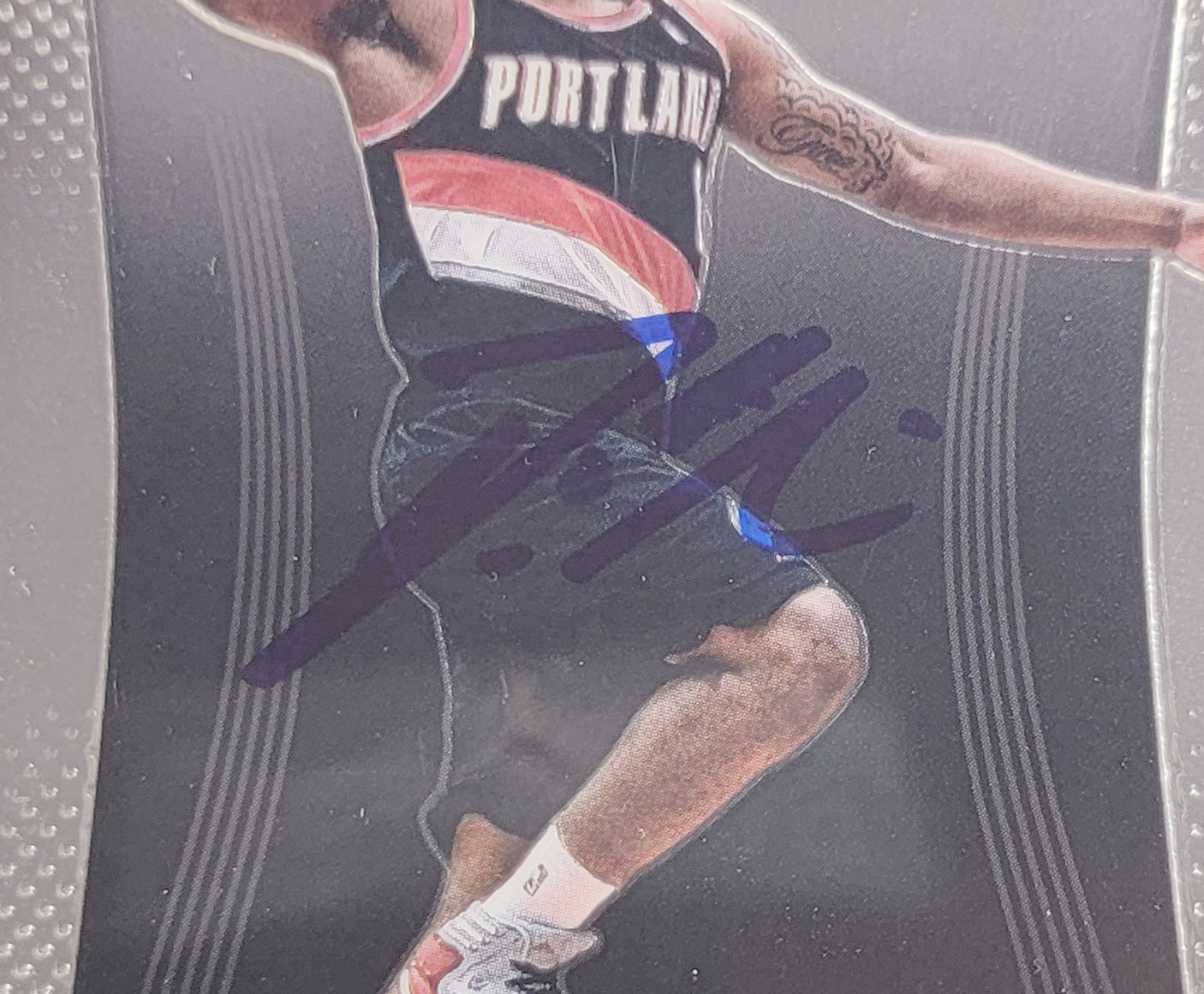 Damian Lillard Autographed 2012 Panini Prizm Rookie Card #245 Portland Trail Blazers PSA 9 Auto Grade Gem Mint 10 On Card PSA/DNA #64838047