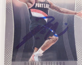 Damian Lillard Autographed 2012 Panini Prizm Rookie Card #245 Portland Trail Blazers PSA 9 Auto Grade Gem Mint 10 On Card PSA/DNA #64838045