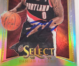Damian Lillard Autographed 2012 Panini Select Silver Prizm Rookie Card #150 Portland Trail Blazers PSA 8 Auto Grade Gem Mint 10 On Card PSA/DNA #64838069