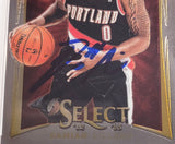 Damian Lillard Autographed 2012 Panini Select Rookie Card #150 Portland Trail Blazers PSA 9 Auto Grade Gem Mint 10 On Card PSA/DNA #64838065