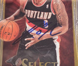 Damian Lillard Autographed 2012 Panini Select Rookie Card #150 Portland Trail Blazers PSA 9 Auto Grade Mint 9 On Card PSA/DNA #64838063