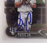 Fernando Tatis Jr. Autographed 2016 Bowman Chrome Prospects Rookie Card #BCP17 San Diego Padres PSA 9 Auto Grade Mint 9 PSA/DNA #62841320