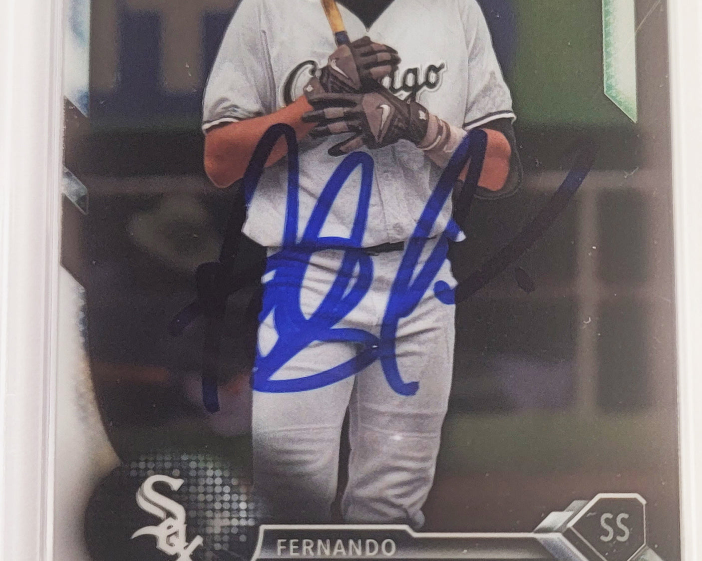 Fernando Tatis Jr. Autographed 2016 Bowman Chrome Prospects Rookie Card #BCP17 San Diego Padres PSA 8 Auto Grade Gem Mint 10 PSA/DNA #62841314