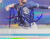 Fernando Tatis Jr. Autographed 2019 Topps Chrome Prism Refractor Rookie Card #203 San Diego Padres PSA 10 Auto Grade Gem Mint 10 PSA/DNA #62841157