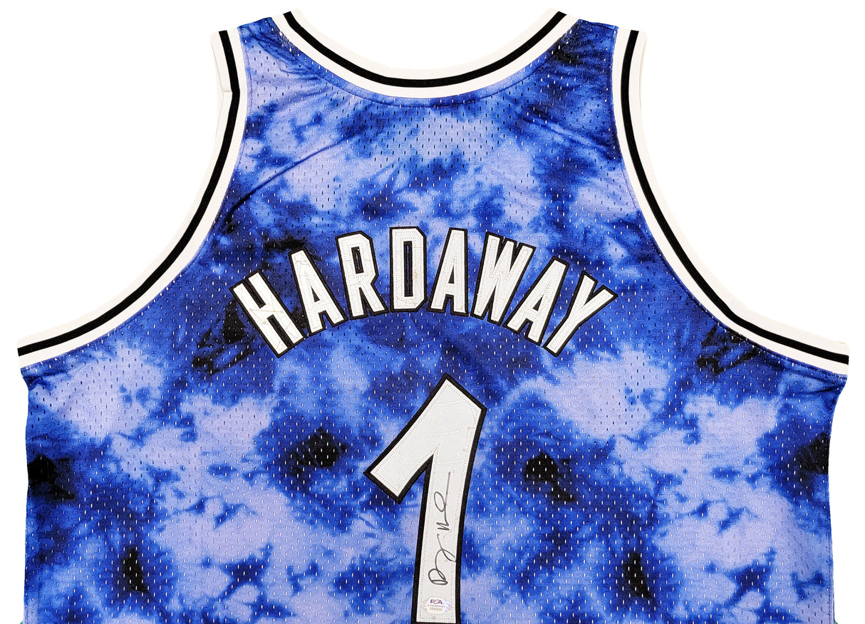 Orlando Magic Anfernee Penny Hardaway Autographed Blue Authentic Mitchell & Ness Galaxy 1994-95 Hardwood Classic Swingman Jersey Size XL PSA/DNA Stock #208258