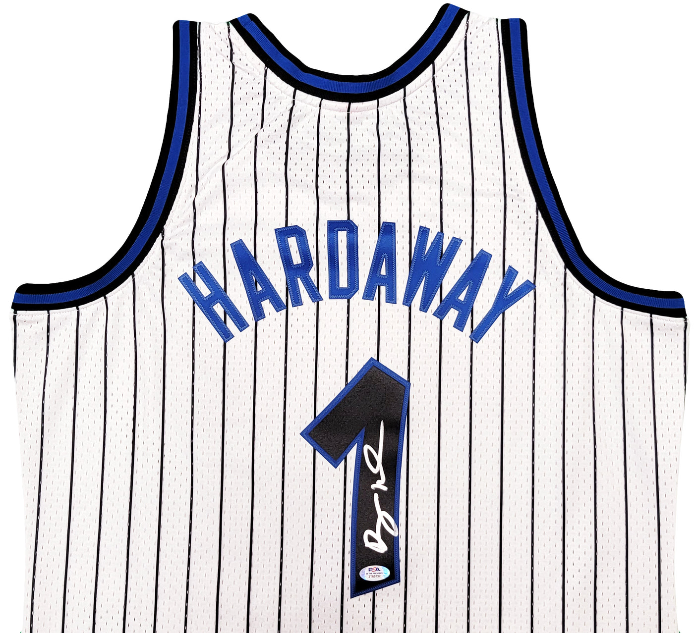 Orlando Magic Anfernee Penny Hardaway Autographed White Authentic Mitchell & Ness 1993-94 Hardwood Classic Swingman Jersey Size L PSA/DNA Stock #208255