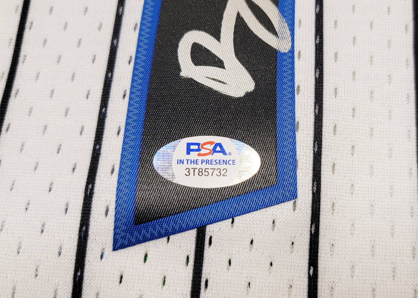 Orlando Magic Anfernee Penny Hardaway Autographed White Authentic Mitchell & Ness 1993-94 Hardwood Classic Swingman Jersey Size L PSA/DNA Stock #208255