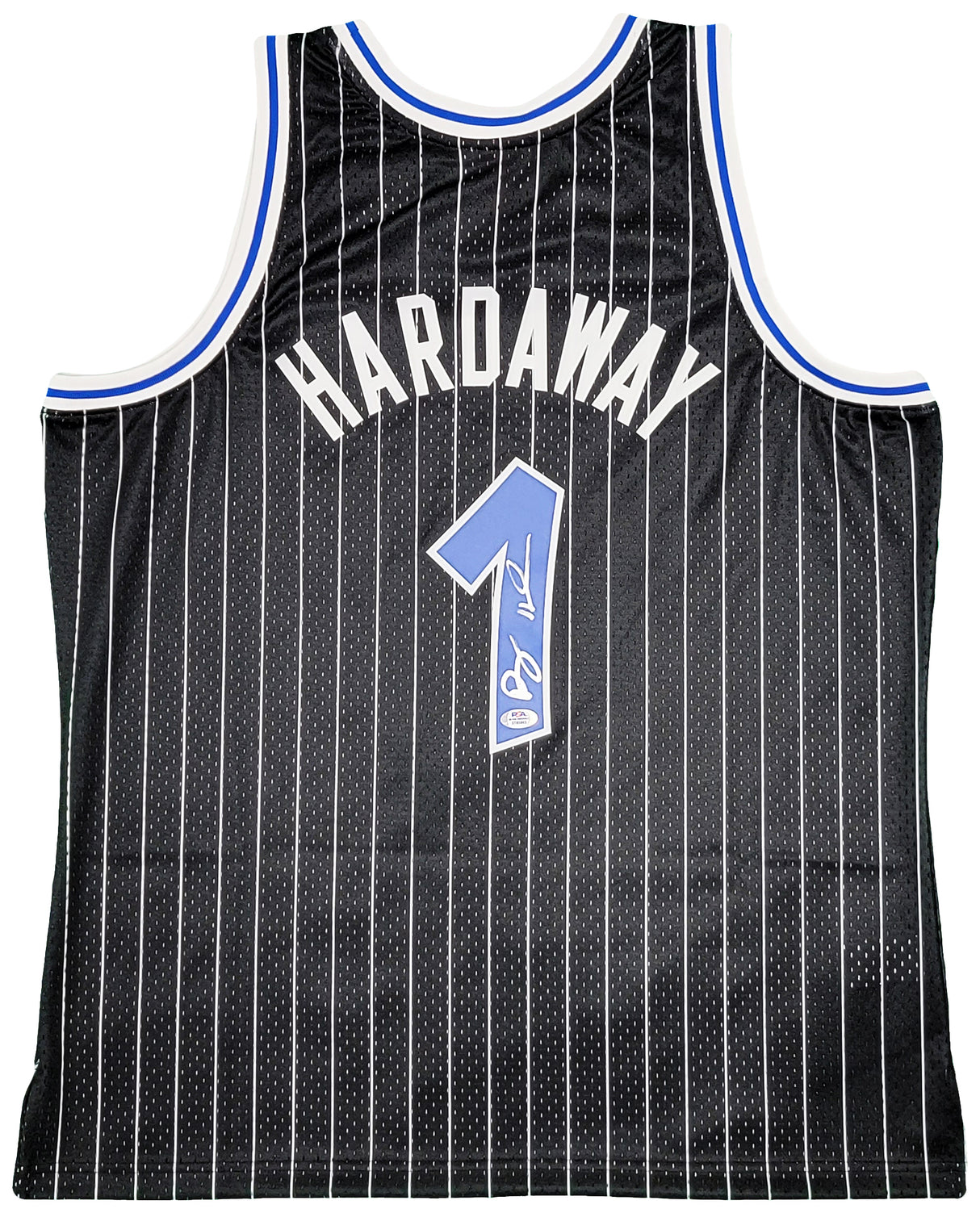Orlando Magic Anfernee Penny Hardaway Autographed Black Authentic Mitchell & Ness 1994-95 Hardwood Classic Swingman Jersey Size XL PSA/DNA Stock #208252