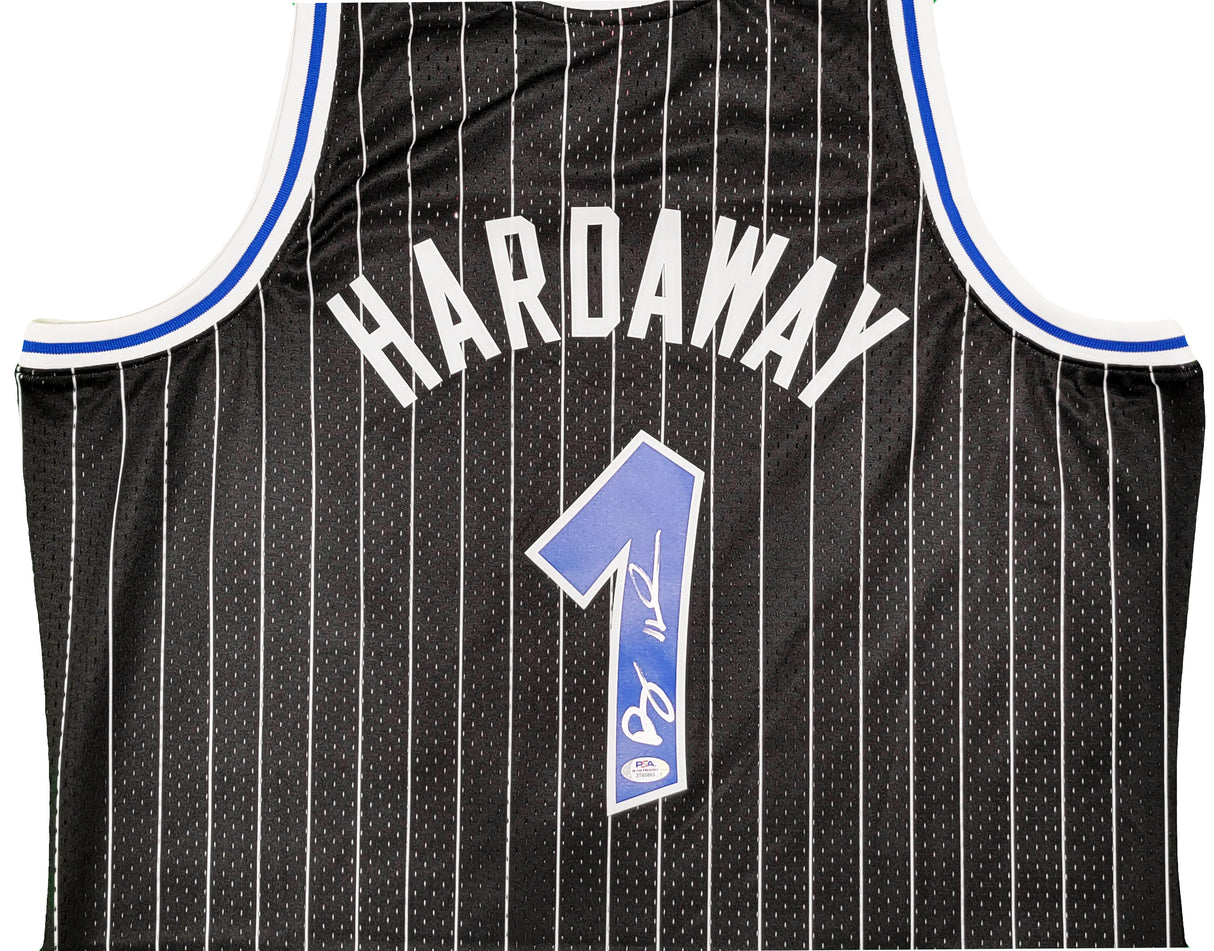 Orlando Magic Anfernee Penny Hardaway Autographed Black Authentic Mitchell & Ness 1994-95 Hardwood Classic Swingman Jersey Size XL PSA/DNA Stock #208252