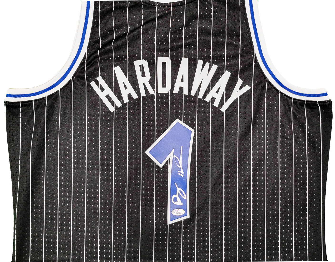 Orlando Magic Anfernee Penny Hardaway Autographed Black Authentic Mitchell & Ness 1994-95 Hardwood Classic Swingman Jersey Size XL PSA/DNA Stock #208252