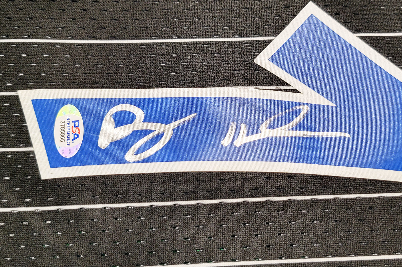 Orlando Magic Anfernee Penny Hardaway Autographed Black Authentic Mitchell & Ness 1994-95 Hardwood Classic Swingman Jersey Size XL PSA/DNA Stock #208252