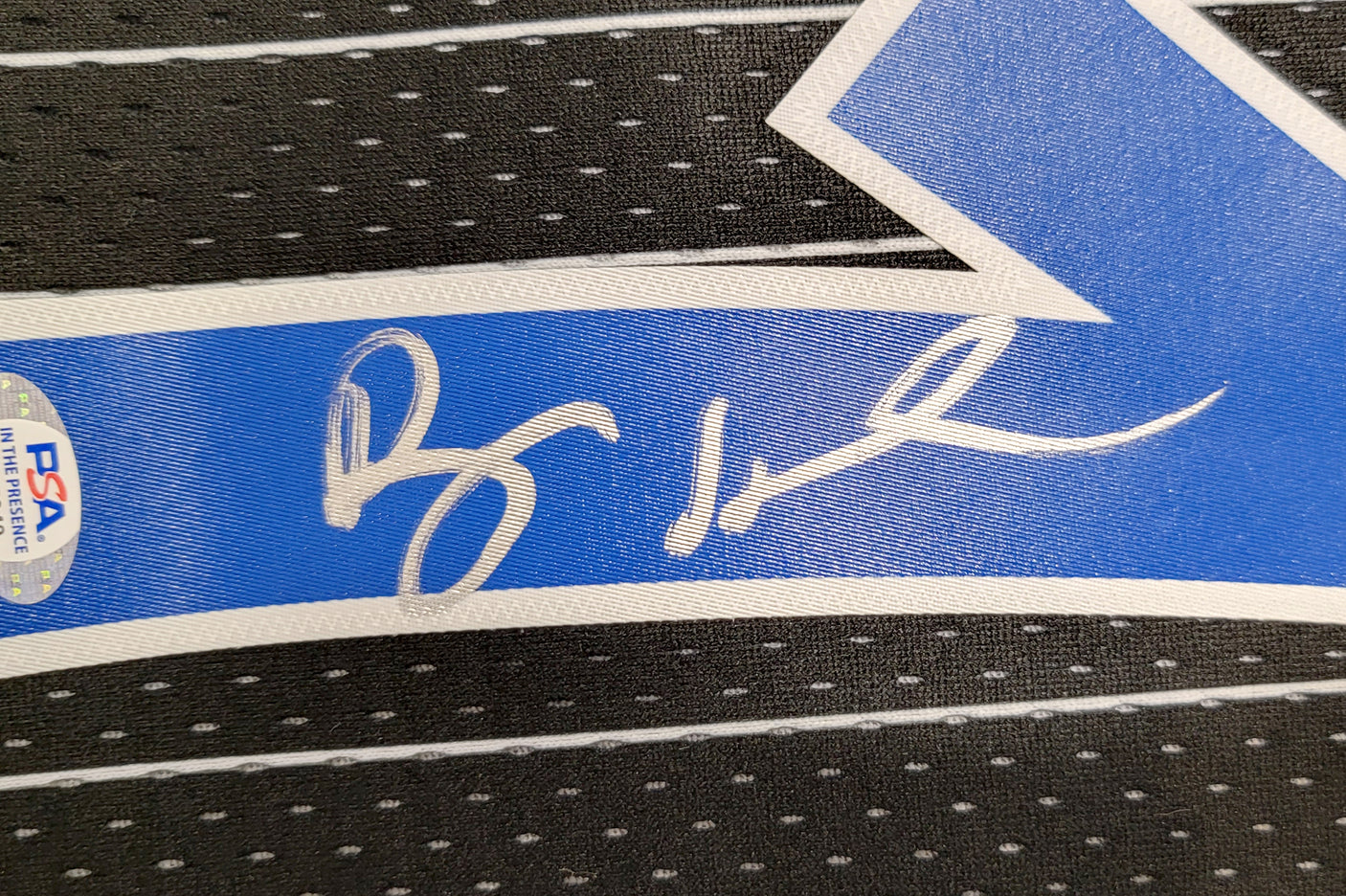 Orlando Magic Anfernee Penny Hardaway Autographed Black Authentic Mitchell & Ness 1994-95 Hardwood Classic Swingman Jersey Size L PSA/DNA Stock #208253