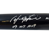 Hideki Matsui Autographed Black Rawlings Adirondack Pro Bat New York Yankees "09 WS MVP" Beckett BAS Witness Stock #220462