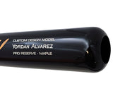 Yordan Alvarez Autographed Black Victus Player Model Bat Houston Astros Beckett BAS Witness Stock #220441
