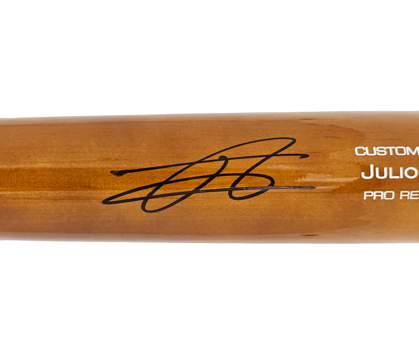Julio Rodriguez Autographed Brown Victus Pro Reserve Maple Bat Seattle Mariners Fanatics and MLB Holo Stock #220488