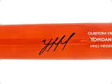 Yordan Alvarez Autographed Orange Victus Player Model Bat Houston Astros Beckett BAS Witness Stock #220438
