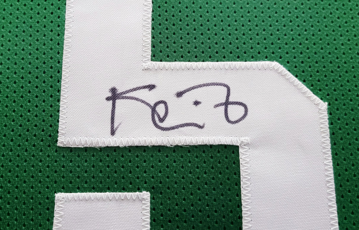 Boston Celtics Kevin Garnett Autographed Framed Green Jersey Beckett BAS QR Stock #208170