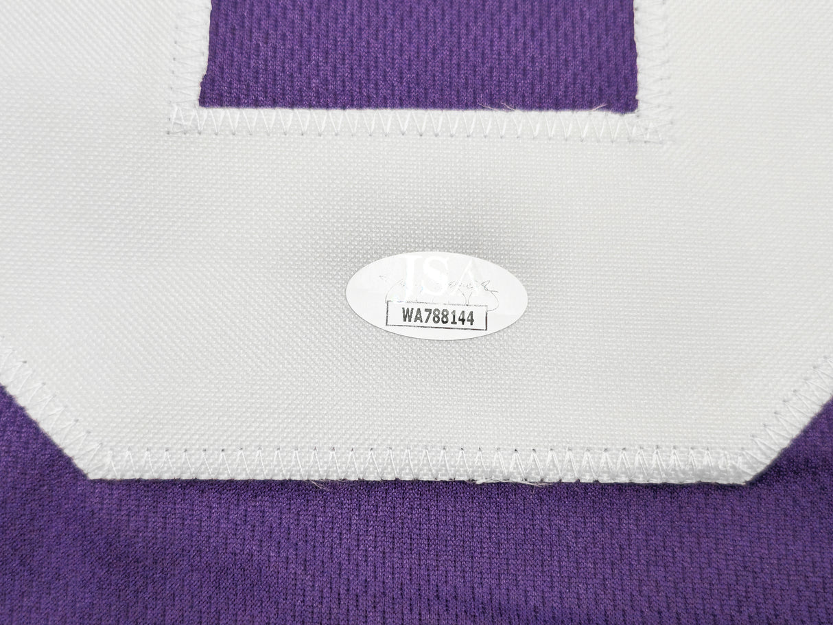 Minnesota Vikings Anthony Carter Autographed Purple Jersey JSA Stock #234502