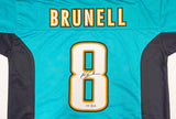Jacksonville Jaguars Mark Brunell Autographed Teal Jersey Beckett BAS QR Stock #234540