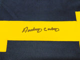 Michigan Wolverines Anthony Carter Autographed Blue Jersey JSA Stock #234505
