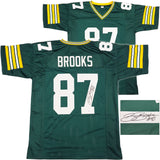 Green Bay Packers Robert Brooks Autographed Green Jersey PSA/DNA Stock #234516