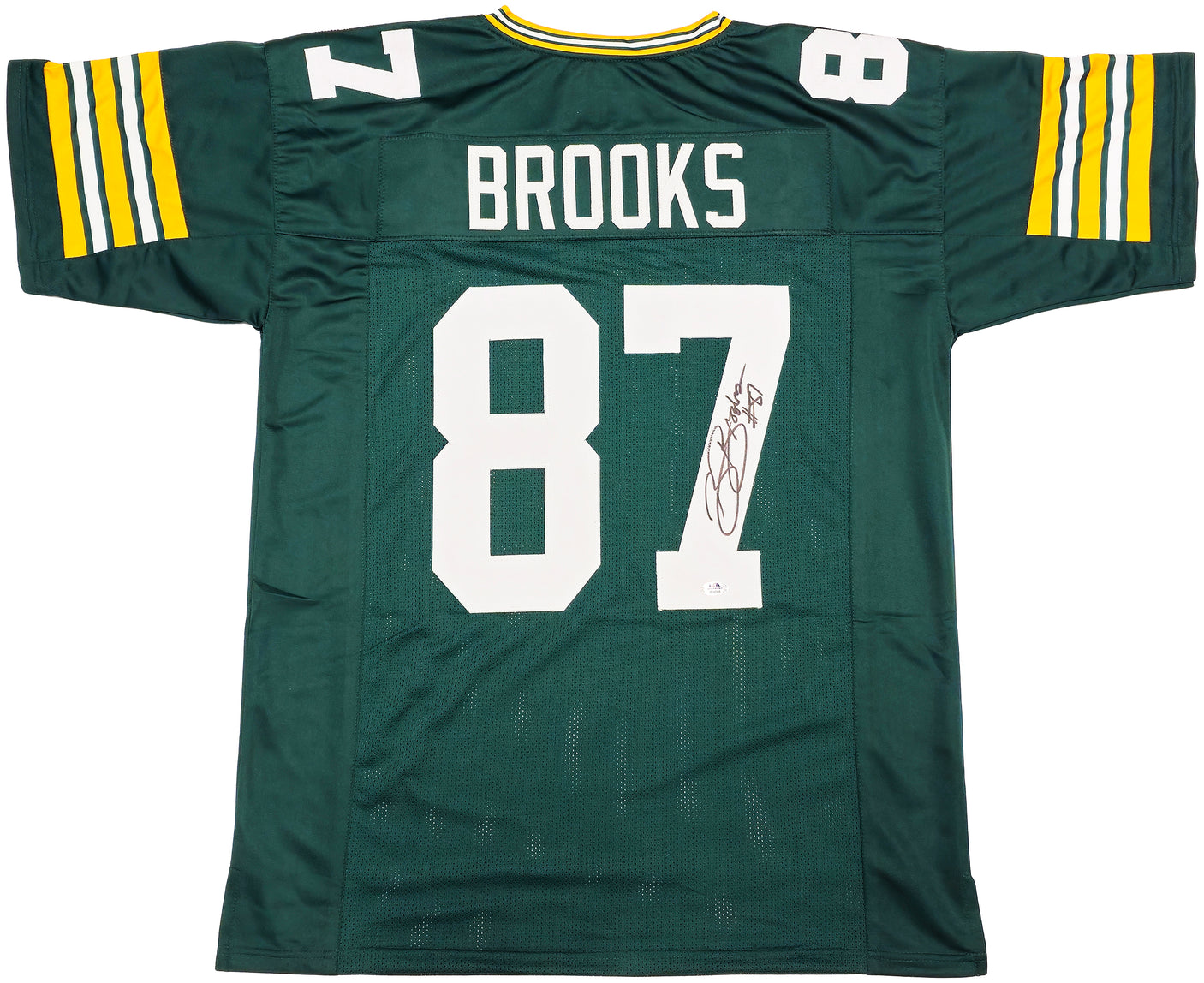 Green Bay Packers Robert Brooks Autographed Green Jersey PSA/DNA Stock #234516