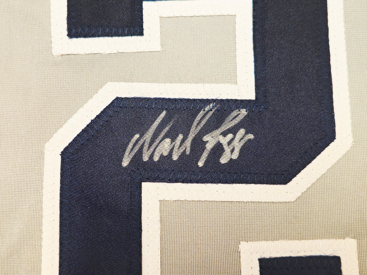 New York Yankees Wade Boggs Autographed Gray Jersey Beckett BAS Witness Stock #234525