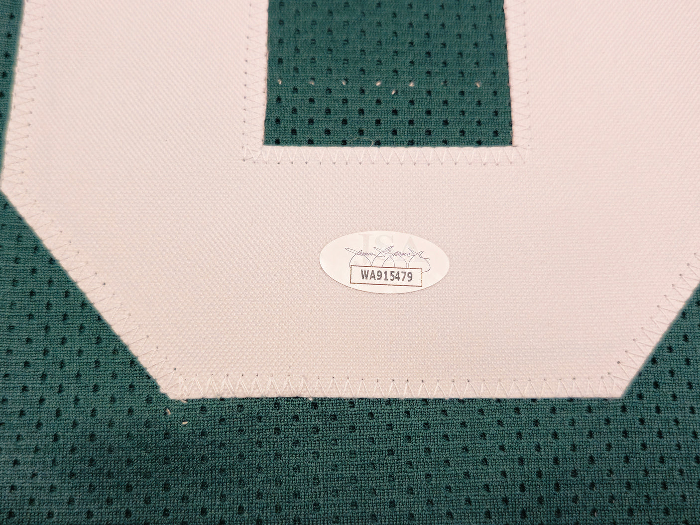 Green Bay Packers Antonio Freeman Autographed Green Jersey JSA Stock #234518