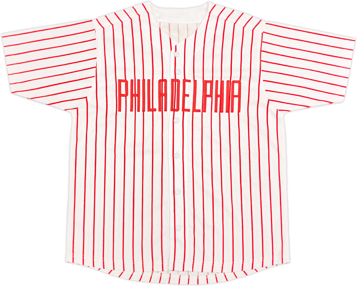 Philadelphia Phillies Trea Turner Autographed White Pinstripes Jersey JSA Stock #234074