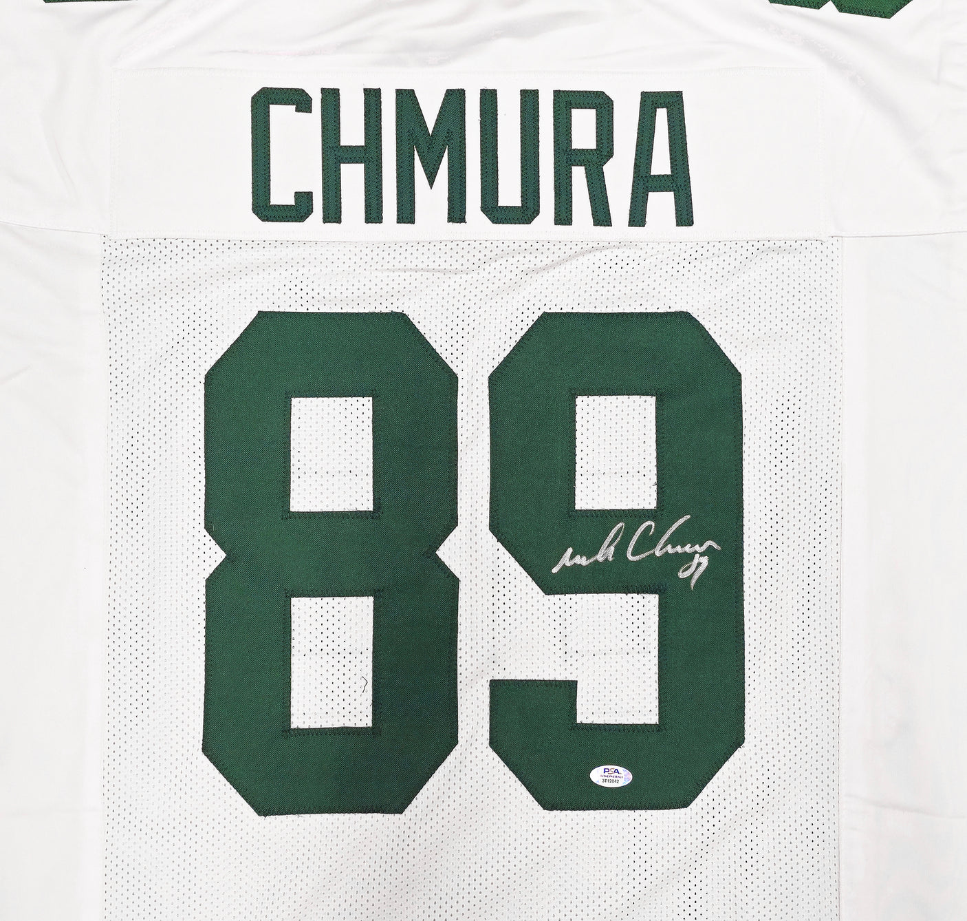 Green Bay Packers Mark Chmura Autographed White Jersey PSA/DNA ITP Stock #234554