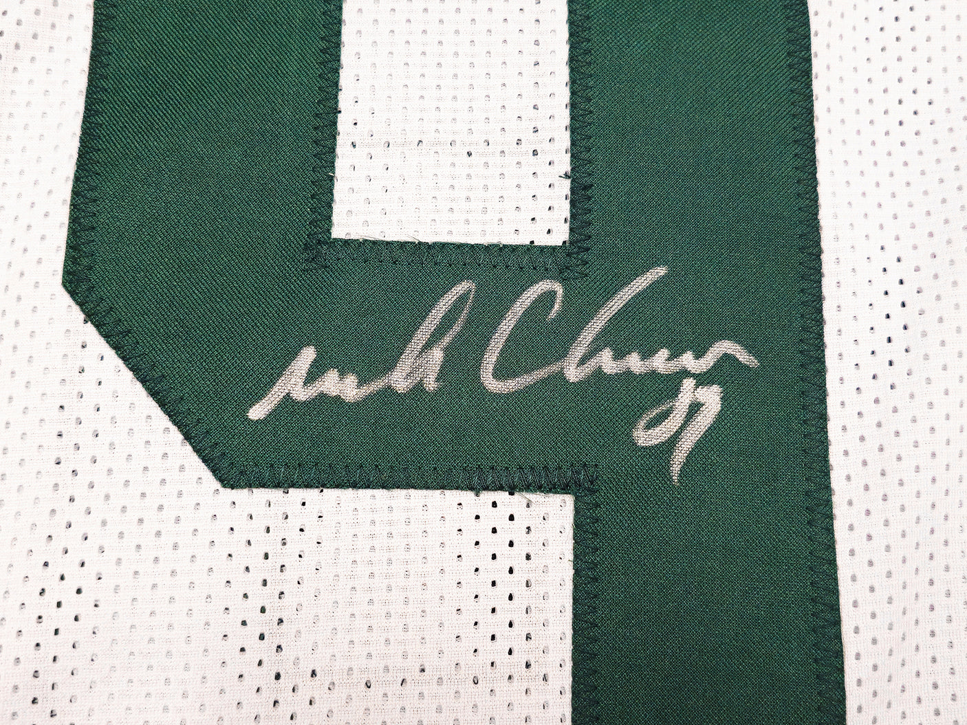 Green Bay Packers Mark Chmura Autographed White Jersey PSA/DNA ITP Stock #234554