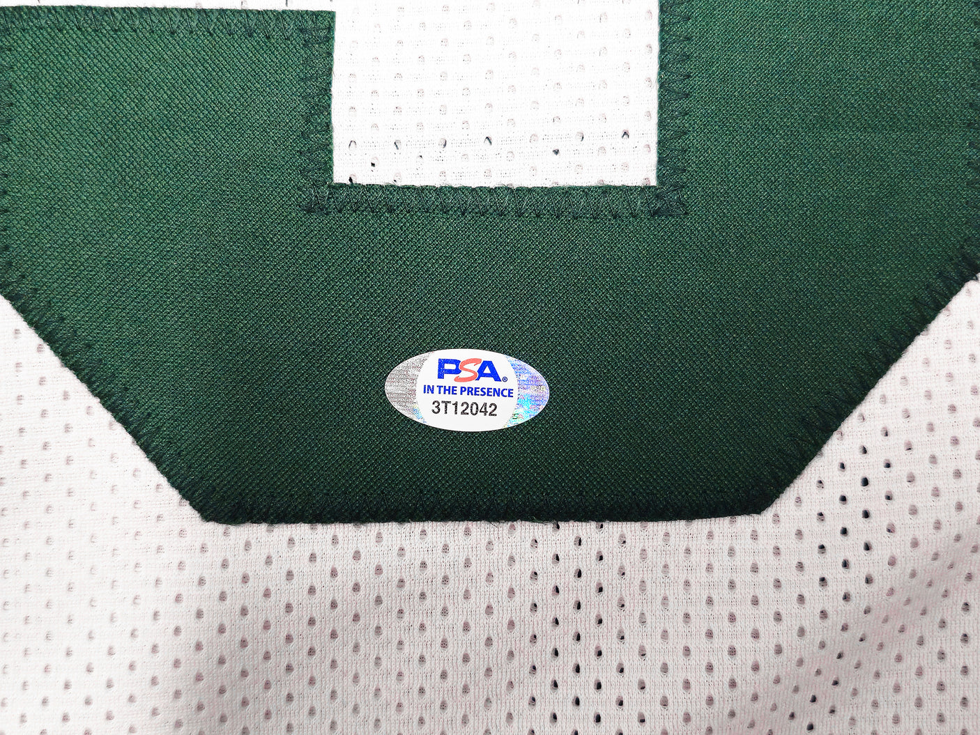 Green Bay Packers Mark Chmura Autographed White Jersey PSA/DNA ITP Stock #234554