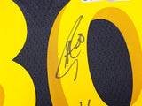 Golden State Warriors Stephen Curry Autographed Black Nike Swingman City Edition Jersey Size 48 "Human Torch" Beckett BAS Witness Stock #234041