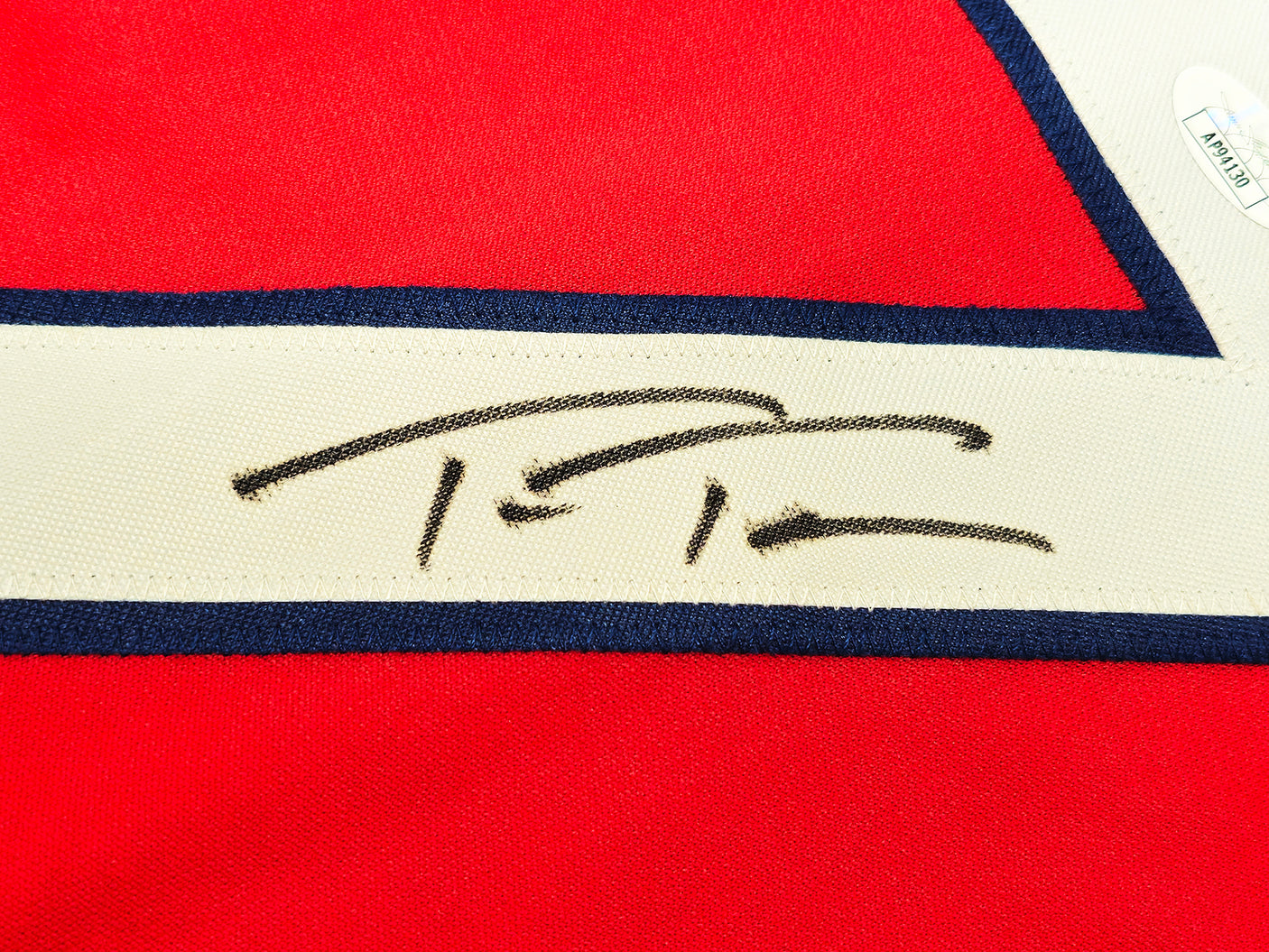 Philadelphia Phillies Trea Turner Autographed Red Jersey JSA Stock #234073