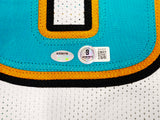Jacksonville Jaguars Mark Brunell Autographed White Jersey Beckett BAS QR Stock #234541