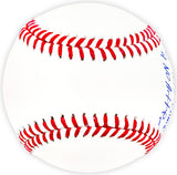 Cristian Javier Autographed Official 2022 World Series Logo MLB Baseball Houston Astros "22 WS Game 4 No Hitter" Beckett BAS Witness Stock #220451