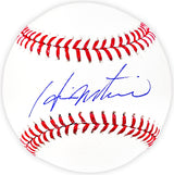 Hideki Matsui Autographed Official MLB Baseball New York Yankees Beckett BAS Witness Stock #220464