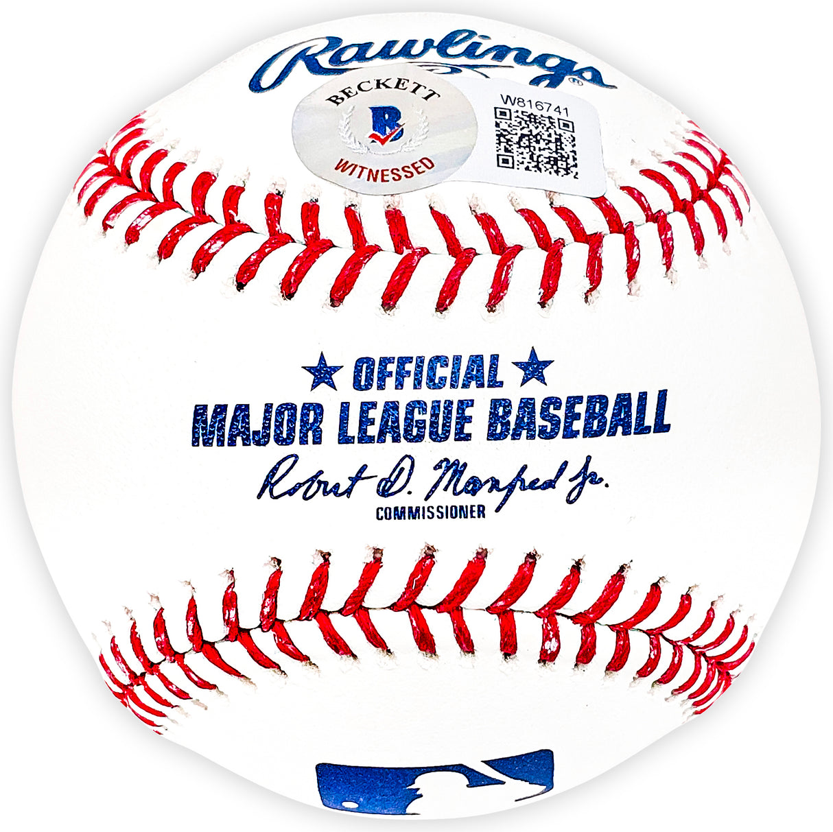 Hideki Matsui Autographed Official MLB Baseball New York Yankees Beckett BAS Witness Stock #220464