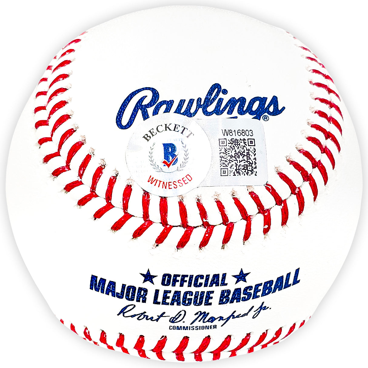 Hideki Matsui Autographed Official MLB Baseball New York Yankees Signed in Japanese Beckett BAS Witness Stock #220465