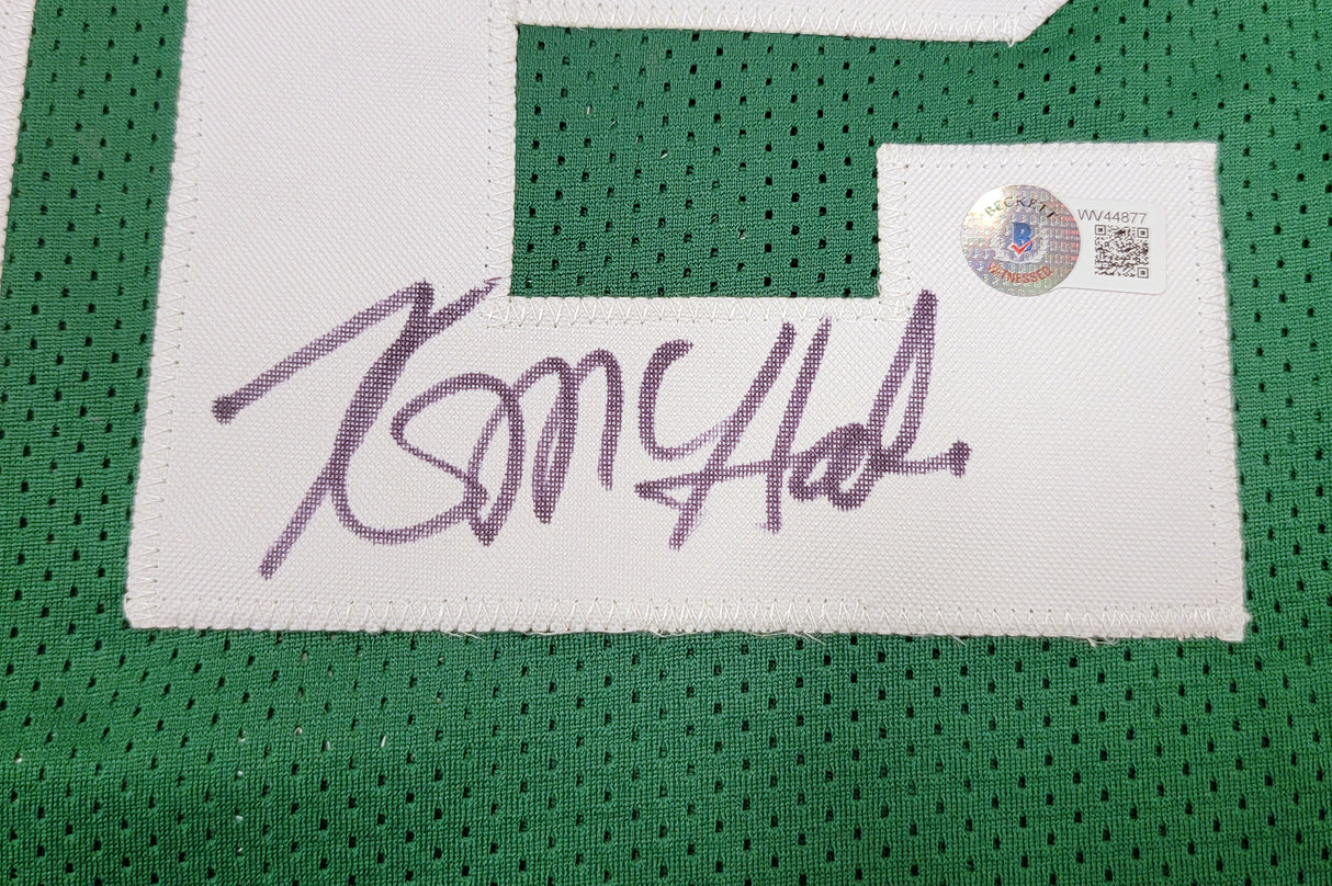 Boston Celtics Kevin McHale Autographed Green Jersey Beckett BAS Witness Stock #208710