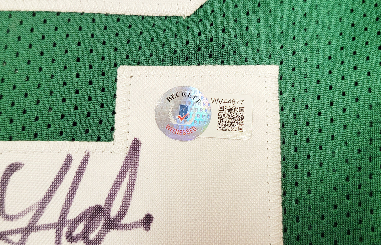 Boston Celtics Kevin McHale Autographed Green Jersey Beckett BAS Witness Stock #208710