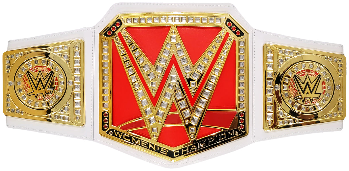 Alexa Bliss Autographed Red & Gold WWE Belt "The Goddess" Beckett BAS Witness Stock #208691