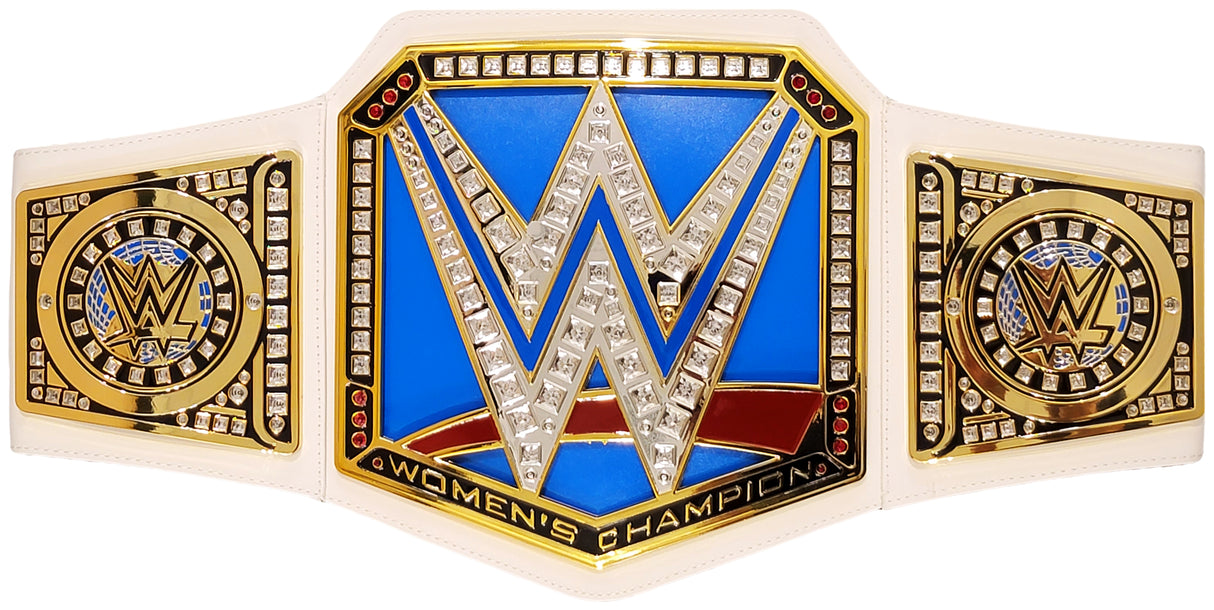 Alexa Bliss Autographed Blue & Gold WWE Belt "Little Miss Bliss" Beckett BAS Witness Stock #208692