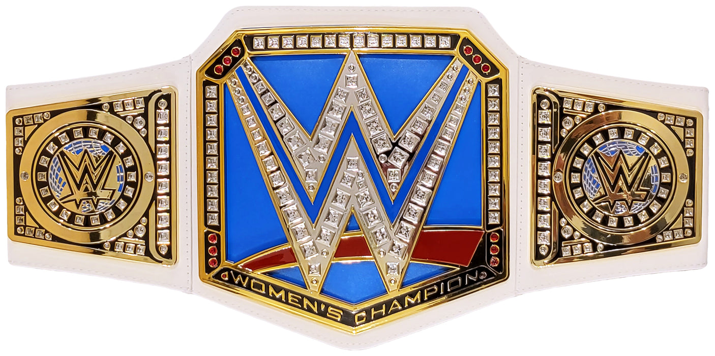 Alexa Bliss Autographed Blue & Gold WWE Belt "Little Miss Bliss" Beckett BAS Witness Stock #208693