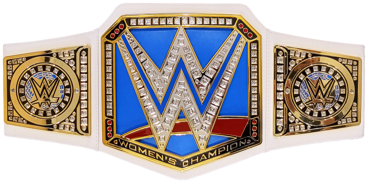 Alexa Bliss Autographed Blue & Gold WWE Belt "Little Miss Bliss" Beckett BAS Witness Stock #208693